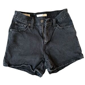 LEVI | 80s Mom Black Shorts